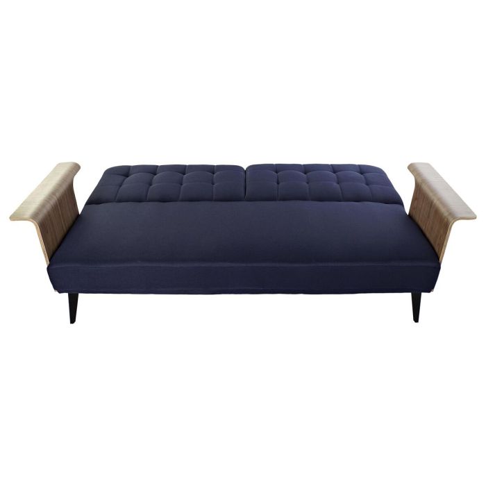 Canapé Convertible DKD Home Decor Bleu Marron Noir Métal Moderne Urbaine 203 x 87 x 81 cm 5