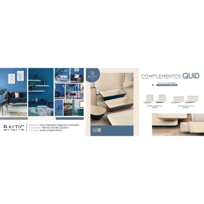 Assiettes Quid Baltic Gris Céramique 18 Pièces 4 Assiettes Quid Baltic Gris Céramique 18 Pièces 4