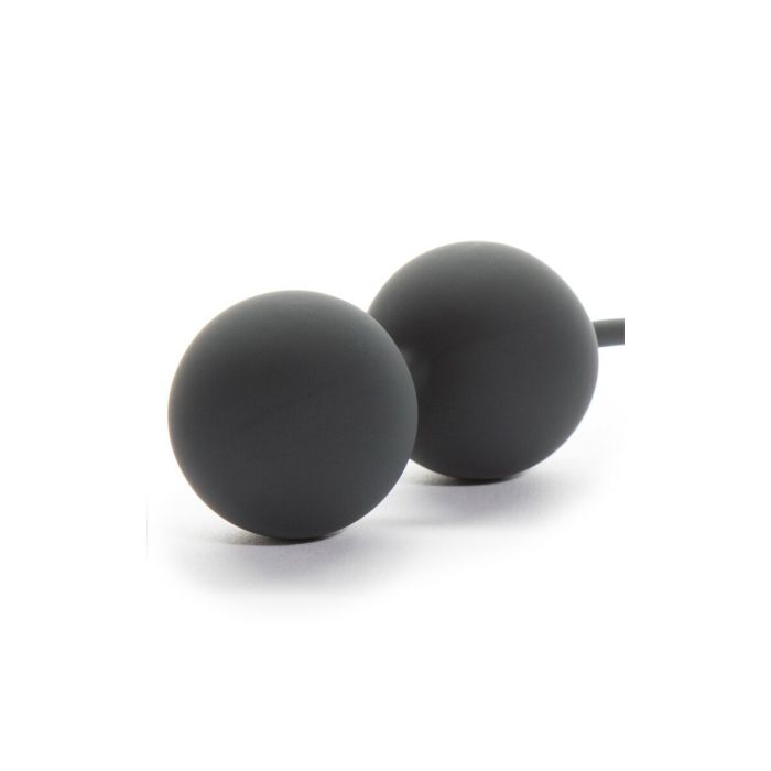 Boules d'Orgasme Fifty Shades of Grey Tighten and Tense Silicone Noir 5 Boules d'Orgasme Fifty Shades of Grey Tighten and Tense Silicone Noir 5
