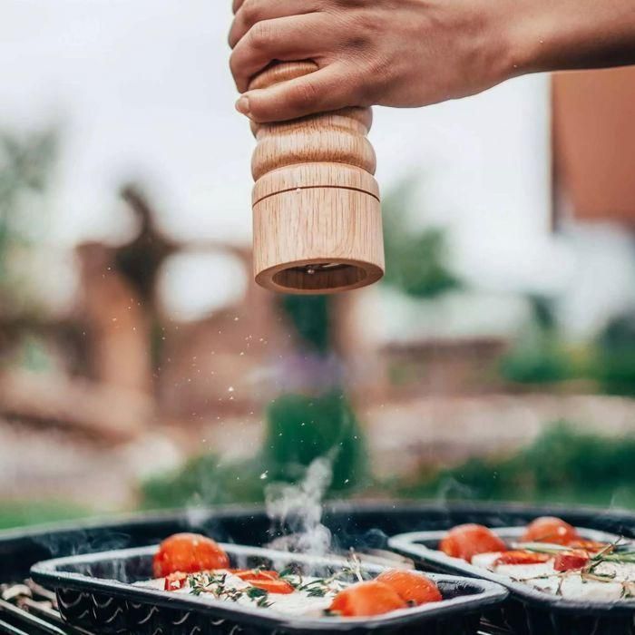Ensemble de 2 Moulins a poivre manuel - FACKELMANN - FM Professional Divers - Couleur bois - 18 cm 1 Ensemble de 2 Moulins a poivre manuel - FACKELMANN - FM Professional Divers - Couleur bois - 18 cm 1