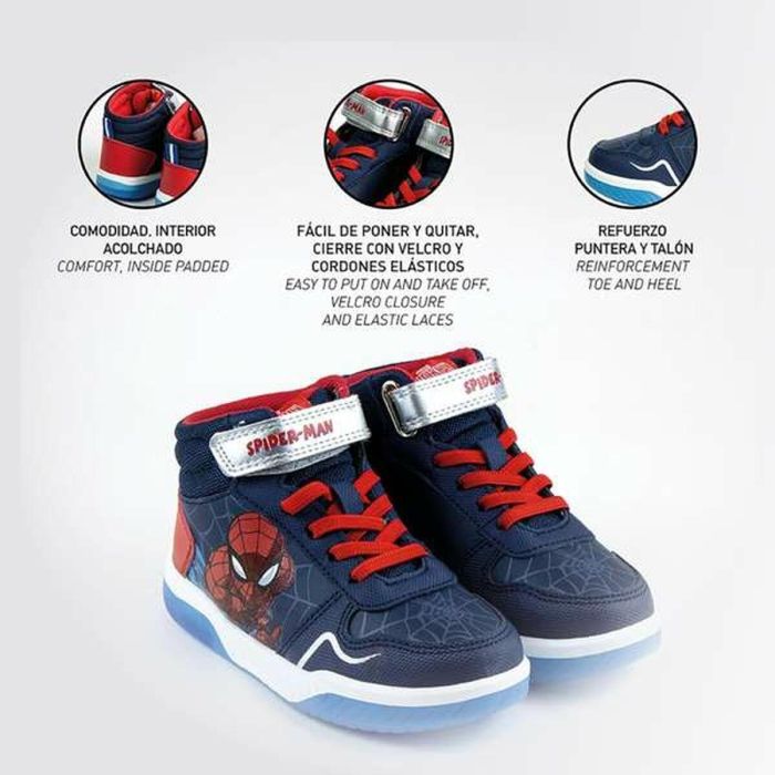 Chaussures de Sport pour Enfants Spider-Man Bleu foncé 24 mois 1