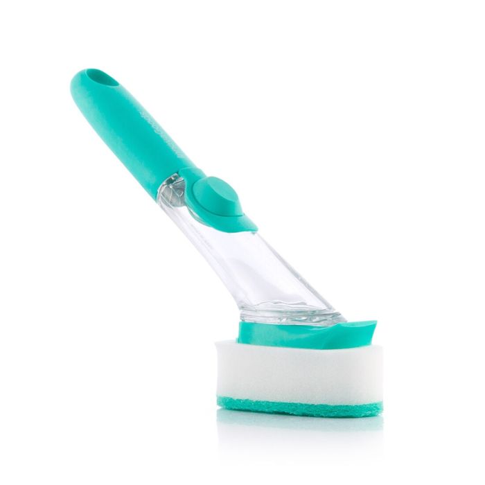 Brosse à récurer avec manche et distributeur de savon Cleasy InnovaGoods 3
