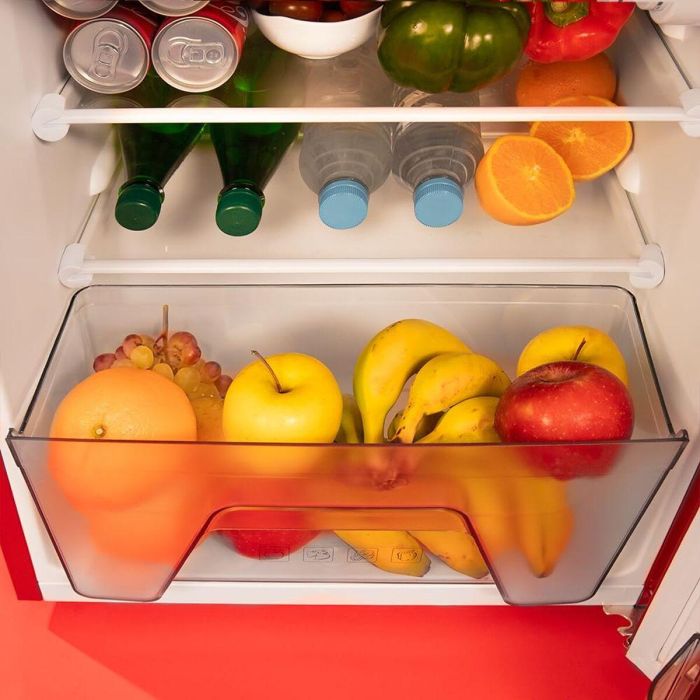 Réfrigérateur combiné Cecotec rouge 86 L Bolero CoolMarket 2D Origin 86 E LED 12 Réfrigérateur combiné Cecotec rouge 86 L Bolero CoolMarket 2D Origin 86 E LED 12