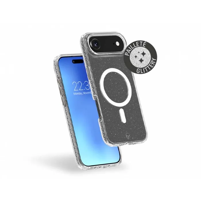 Force Case Coque FC Air Xtrem MagSafe pour iPhone - Protection élégante et fiable avec paillettes, coque recyclée, compatible MagSafe Force Case Coque FC Air Xtrem MagSafe pour iPhone - Protection élégante et fiable avec paillettes, coque recyclée, compatible MagSafe