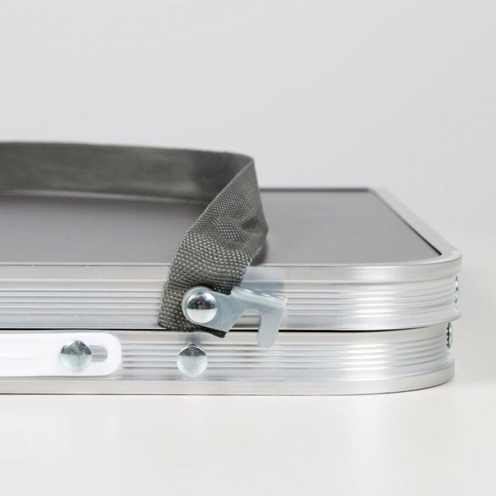 Table Piable Aktive Camping Anthracite 60 x 25 x 40 cm (4 Unités) 1