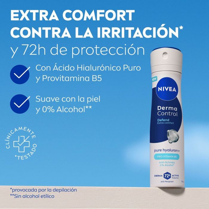 Spray déodorant Nivea DERMA CONTROL 200 ml 2