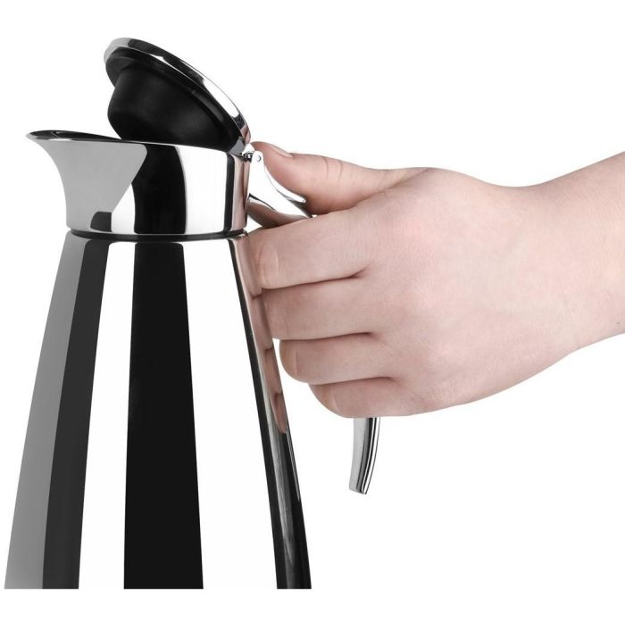 Emsa 502664 Eleganza Isolierkanne, 1,3 Liter, Easy Open Verschluss, edelstahl 3 Emsa 502664 Eleganza Isolierkanne, 1,3 Liter, Easy Open Verschluss, edelstahl 3