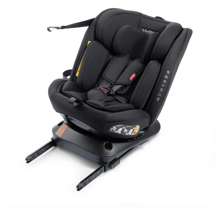 Siege auto - BABYAUTO - Garaia Vivitta - Groupe 0/1/2/3 - 40/150 cm - Isofix + Top Tether - Pivotant - Inclinable - Noir 3 Siege auto - BABYAUTO - Garaia Vivitta - Groupe 0/1/2/3 - 40/150 cm - Isofix + Top Tether - Pivotant - Inclinable - Noir 3