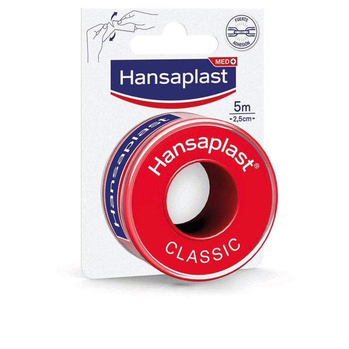 Hansaplast Tissu Satiné Hp Esparadrapo Classic 5 Mx 2,5 cm