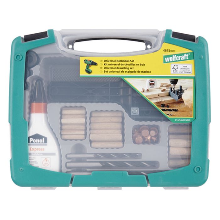 Kit d'assemblage en bois Wolfcraft 4645000 Universel 79 Pièces 3