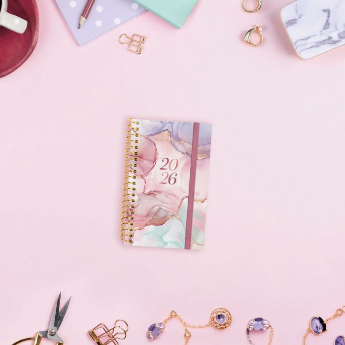 Agenda Finocam DESIGN COLLECTION Goldy Mini 7,9 x 12,7 cm 2026 5