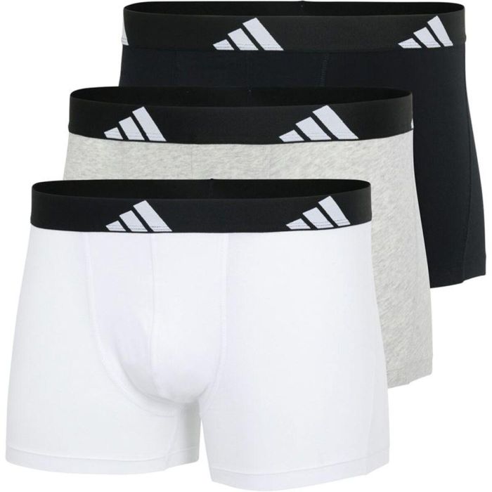 Boxer pour homme Adidas Slip Active Flex Cotton Blanc 3 Pièces XL