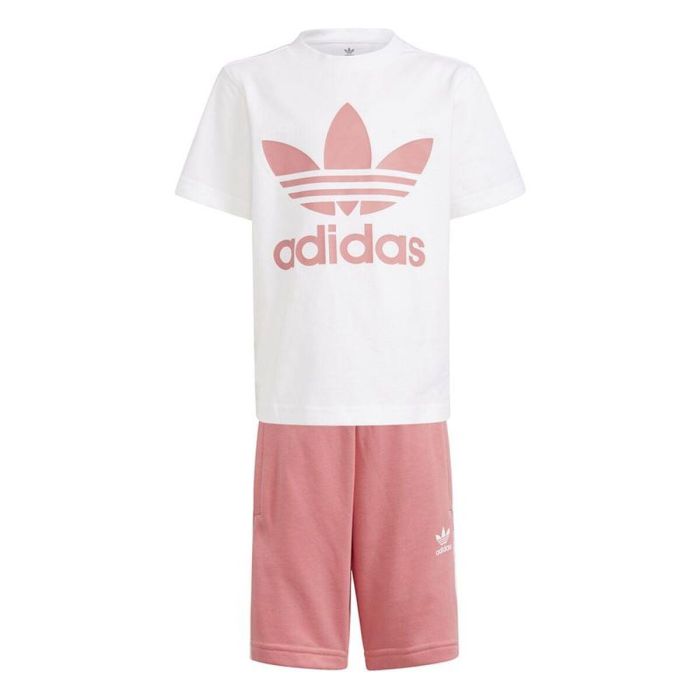 Ensemble de Sport pour Enfants Adidas Blanc 0 Ensemble de Sport pour Enfants Adidas Blanc 0