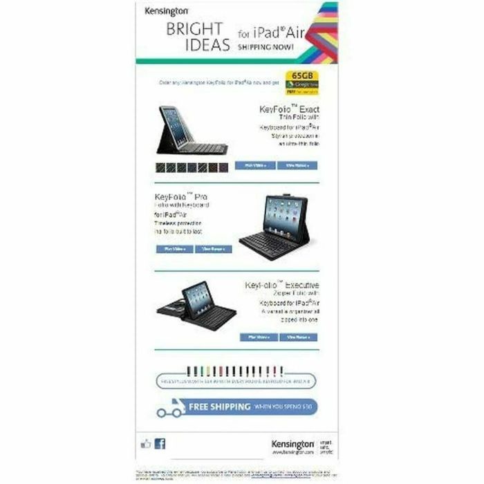 Souris Kensington Pro Fit Bleu Noir 2400 dpi 1