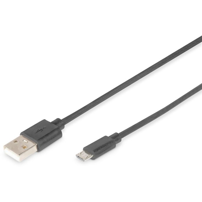 DIGITUS USB 2.0 Anschlusskabel Typ A -mikro B St/St 1,8m, sw 0 DIGITUS USB 2.0 Anschlusskabel Typ A -mikro B St/St 1,8m, sw 0