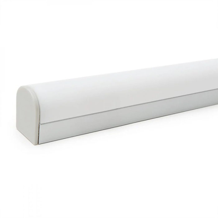Greenice Profil Aluminium Curvé pour Tira LED Plafond/Suspendu Difusor Opal LLE-ALP027 x 2M 1