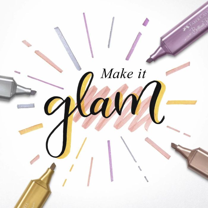 Surligneur Faber-Castell TEXTLINER 46 Or rose (10 Unités) 1 Surligneur Faber-Castell TEXTLINER 46 Or rose (10 Unités) 1