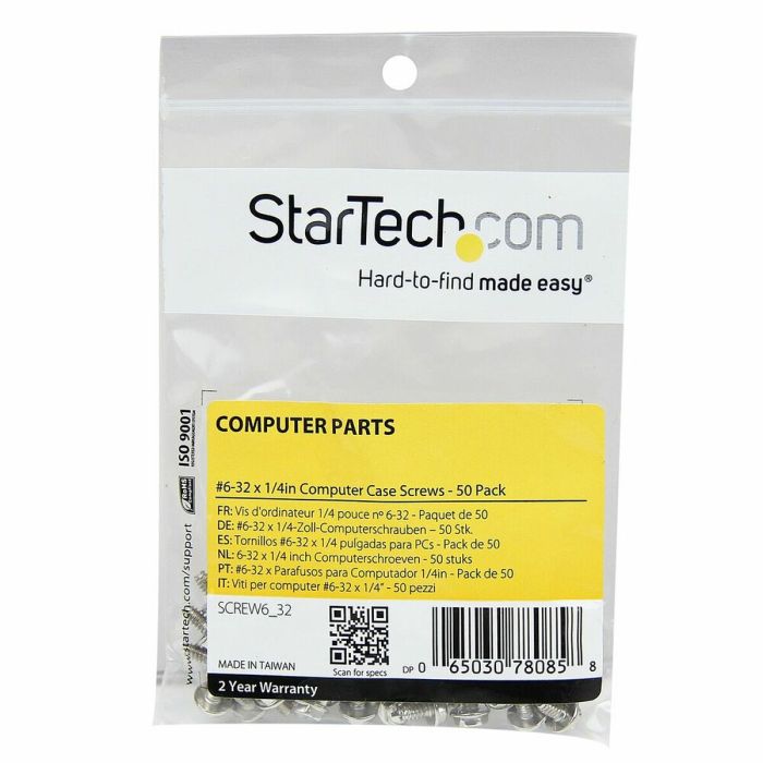 Kit de vissage Startech SCREW6_32 1 Kit de vissage Startech SCREW6_32 1
