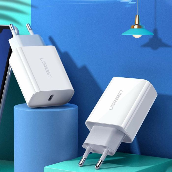 Câble USB vers Lightning Ugreen 60450 Blanc 2