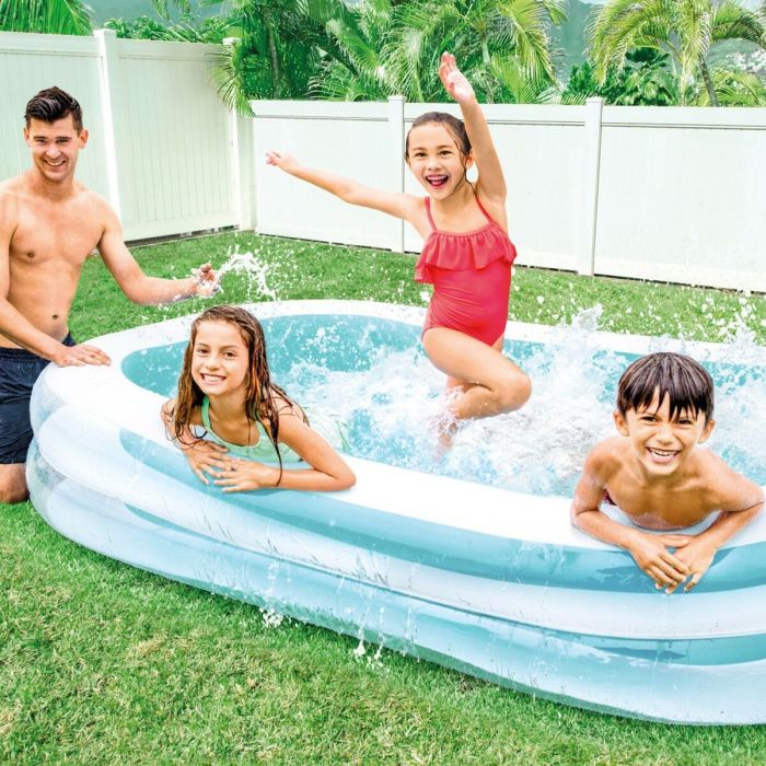 Piscine gonflable Intex Blanc/Vert 770 L 262 x 56 x 175 cm (2 Unités) 2 Piscine gonflable Intex Blanc/Vert 770 L 262 x 56 x 175 cm (2 Unités) 2