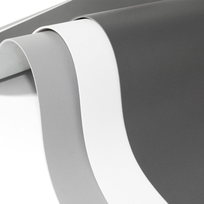 Emuca Tapis antidérapant pour tiroir, effet textile, longueur 20m x 480mm, plastique, blanc 3