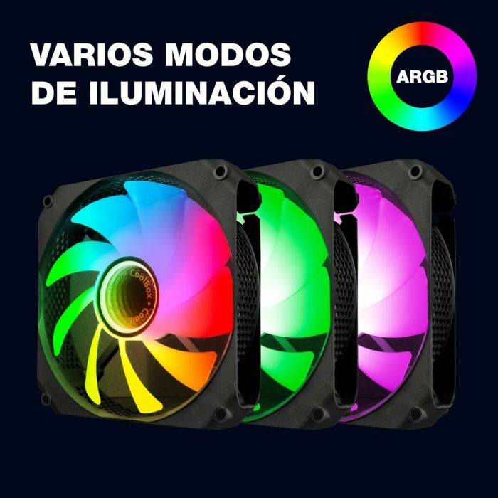 Support de refroidissement pour ordinateur portable CoolBox COO-VA-12AR02 12 Support de refroidissement pour ordinateur portable CoolBox COO-VA-12AR02 12