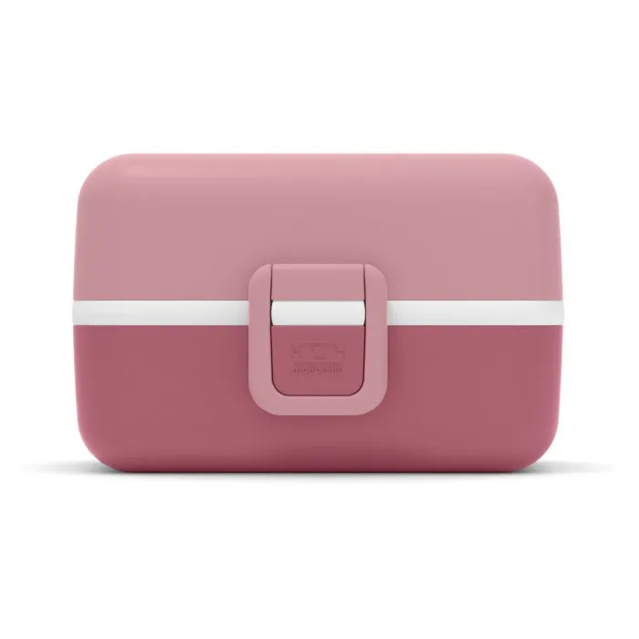 Monbento - Lunch Box Enfant 3 Compartiments Sans BPA MB Tresor Rose Blush - Boîte repas micro-ondable 0.8 L personnalisable Monbento - Lunch Box Enfant 3 Compartiments Sans BPA MB Tresor Rose Blush - Boîte repas micro-ondable 0.8 L personnalisable
