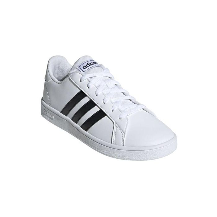Chaussures de Sport pour Enfants Adidas Grand Court Blanc 6