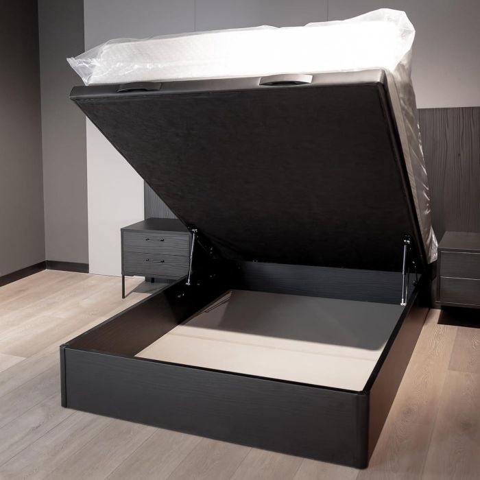 Juego De Bisagra Canape Con Resorte De Gas Y Sistema De Enganche Con Bulones Rosca M8 Fuerza Pistón 1250N Q&Q 1