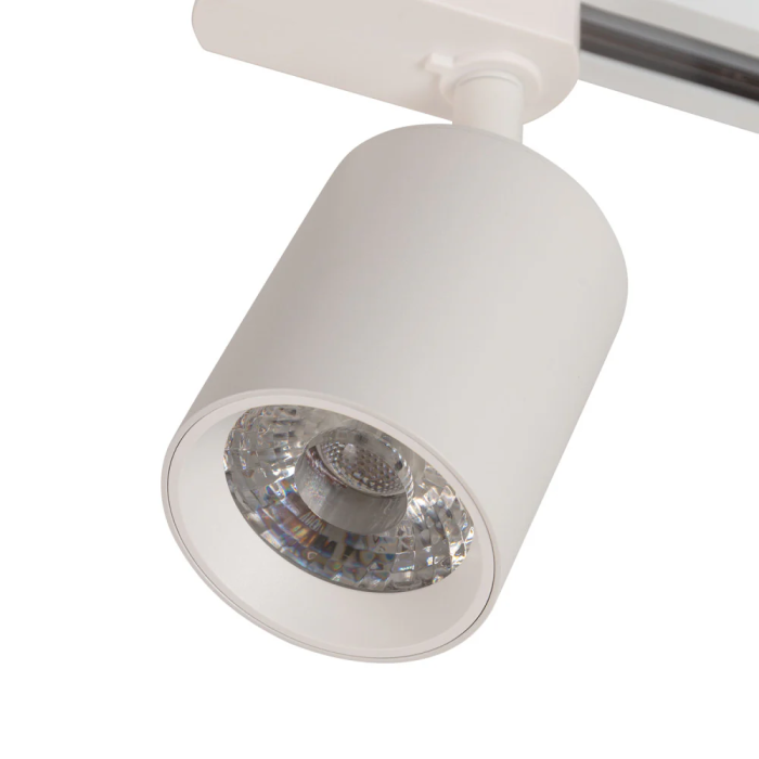 Foco de Carril Monofásico 10W COB Regulable Flicker Free Blanco 2700K [1916-TL-10W-M-WW] 2