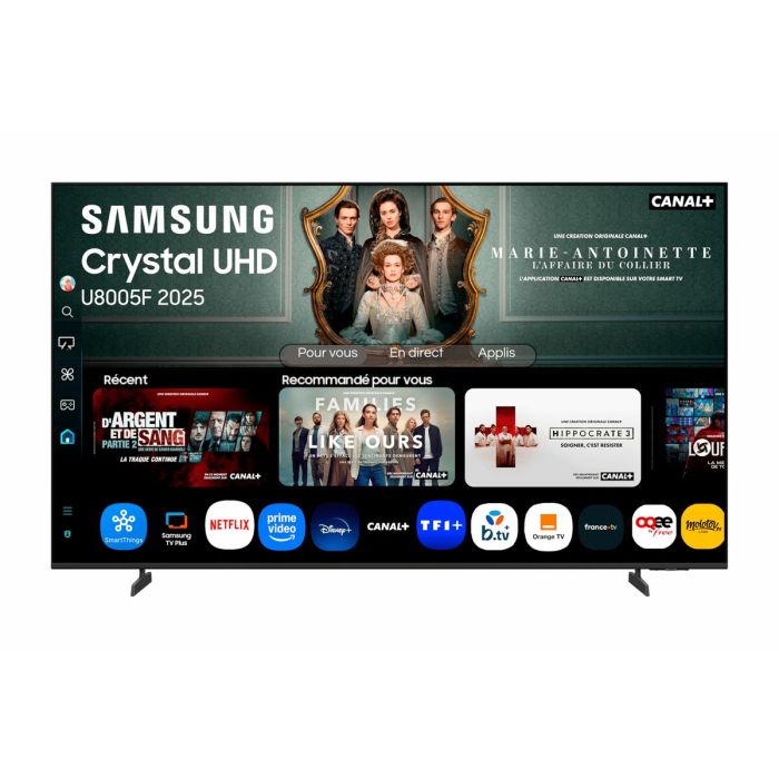 TV intelligente Samsung TU50U8075F 4K Ultra HD 50" LED ULED HDR HDR10+ Ultra HD 4K DVB-T2