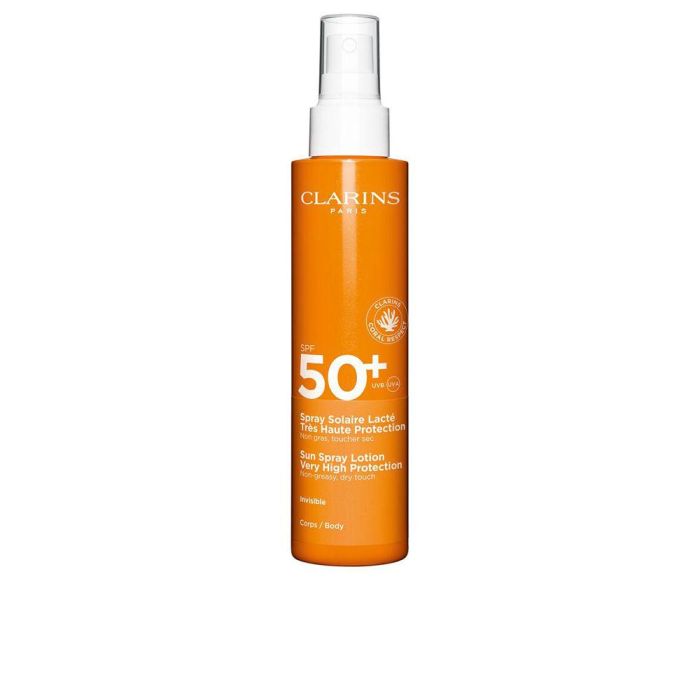 Clarins Spray Lait Hydratant Solaire Pour Le Corps Uva-Uvb50+ 150 mL