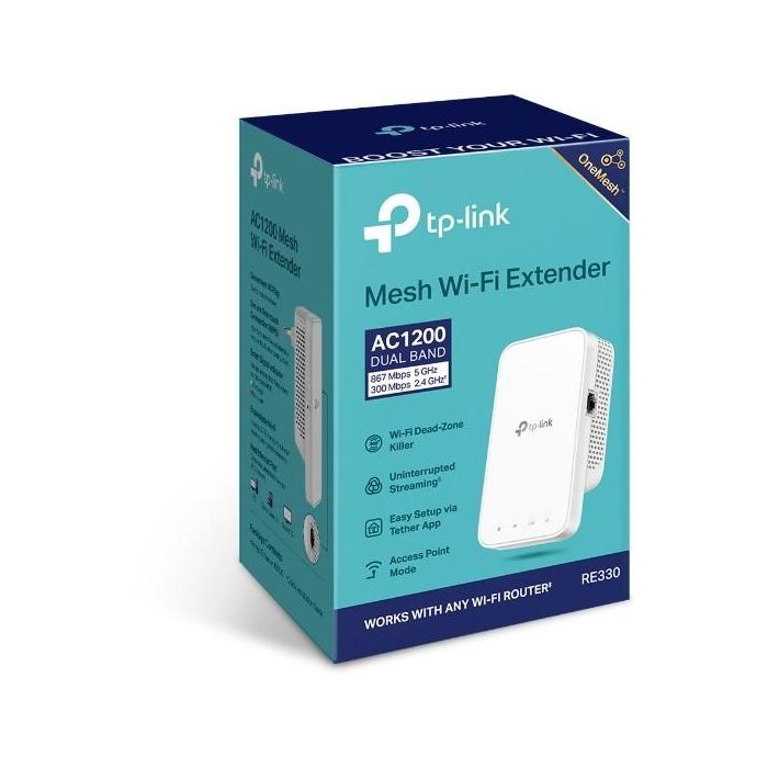 RE335 - Netzwerk-Repeater - 1167 Mbit/s - WLAN - Eingebauter Ethernet-Anschluss - Weiß 7