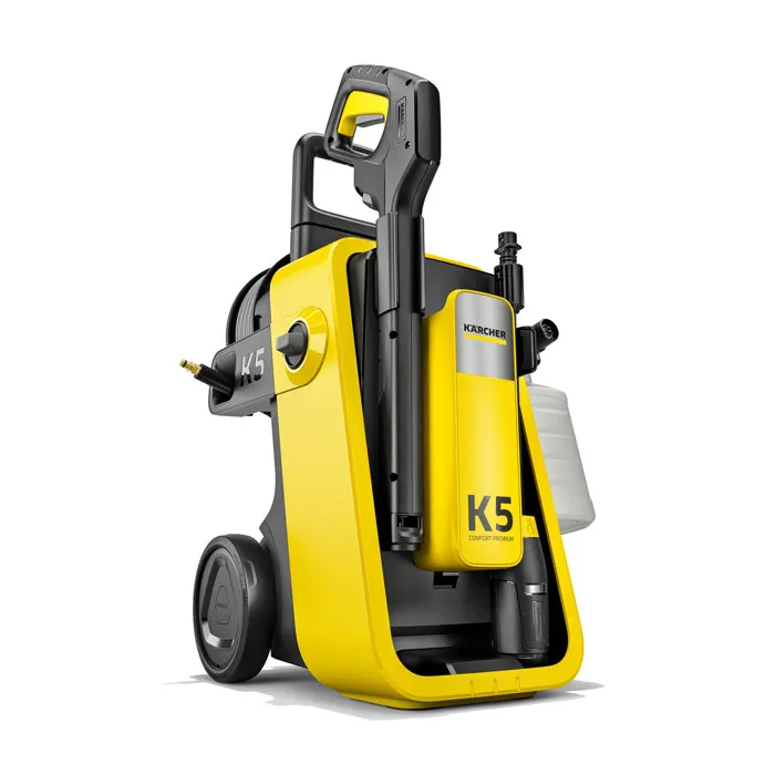 Karcher K 5 Comfort Premium Nettoyeur Haute Pression 145 bar 2100 W 500 L/h avec Flexible PremiumFlex et Enrouleur