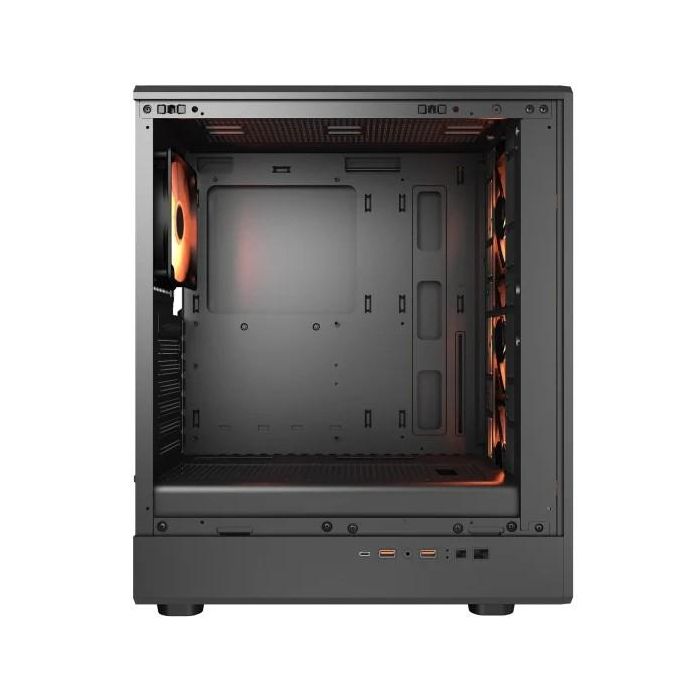 Cougar Airface Pure PRO CGR-2GA5B-P - Boîtier PC Midi-Tower Noir avec vitre latérale et ventilateurs ARGB - Compatible ATX/micro-ATX/Mini-ITX