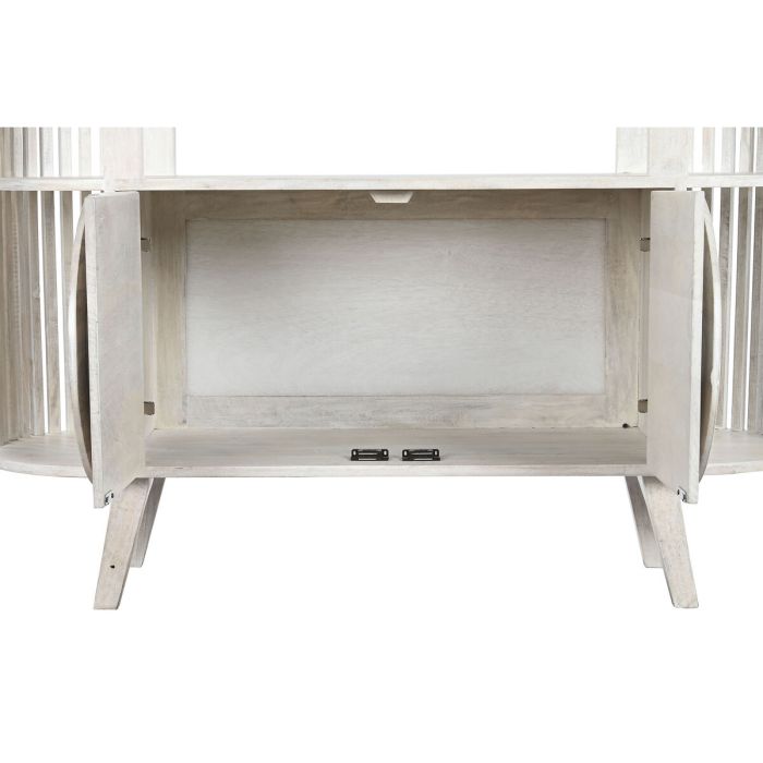 Étagère DKD Home Decor Blanc Bois de manguier 116 x 40 x 160 cm (1) 3 Étagère DKD Home Decor Blanc Bois de manguier 116 x 40 x 160 cm (1) 3