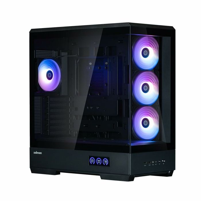 Boîtier ATX semi-tour Zalman P50 DS BLACK Noir 11
