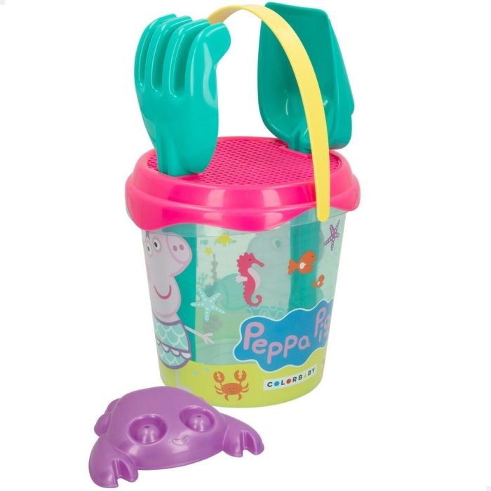 Set de jouets de plage Peppa Pig Ø 18 cm (16 Unités) 1
