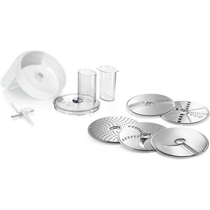 Accessoires pour kitchen machine BOSCH MUM5 - Lot VeggieLove: 1 acc. Râpeur/éminceur - 5 disques 0 Accessoires pour kitchen machine BOSCH MUM5 - Lot VeggieLove: 1 acc. Râpeur/éminceur - 5 disques 0