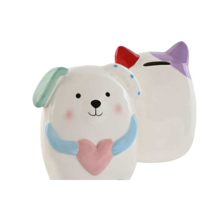 Tirelire Home ESPRIT Dolomite 13 x 12 x 19 cm (2 Unités) 2