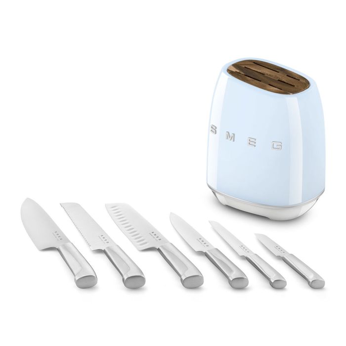Ensemble de couteaux de cuisine et support Smeg KBSF02PB 4 Ensemble de couteaux de cuisine et support Smeg KBSF02PB 4