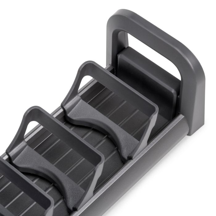 Emuca Orderbox porte-tiroir pour tiroir, 90x470mm, Aluminium et Plastique, Gris antracite 5