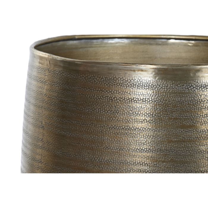 Cache-pot Home ESPRIT Doré Argenté Aluminium Moderne 35 x 35 x 63 cm (2 Pièces) 1 Cache-pot Home ESPRIT Doré Argenté Aluminium Moderne 35 x 35 x 63 cm (2 Pièces) 1