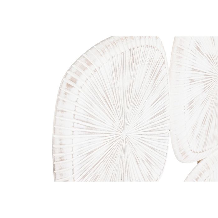 Décoration murale Home ESPRIT Blanc Moderne Finition vieillie 89 x 2,5 x 89 cm 3