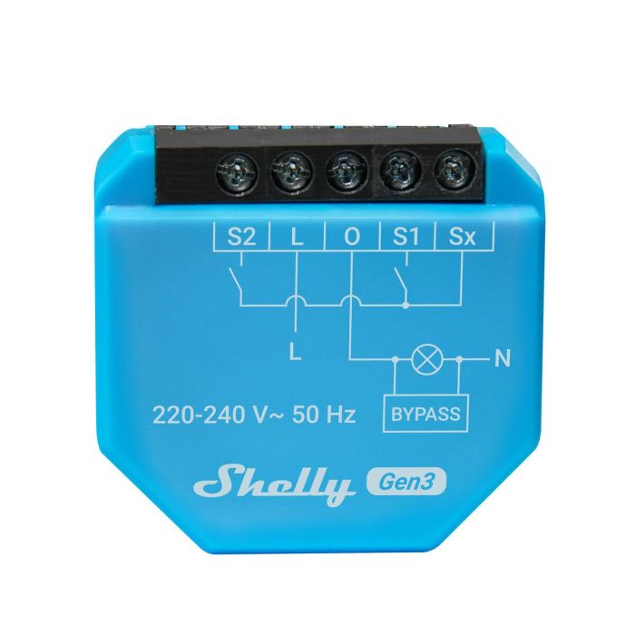 Prise Intelligente Shelly S3SW-0A1X1EUL Bluetooth Wi-Fi 230 V 10 A 4