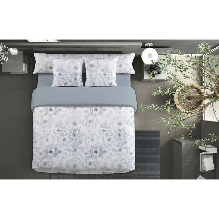 Parure de couette Pierre Cardin JEWEL Bleu Lit king size 4 Pièces 2