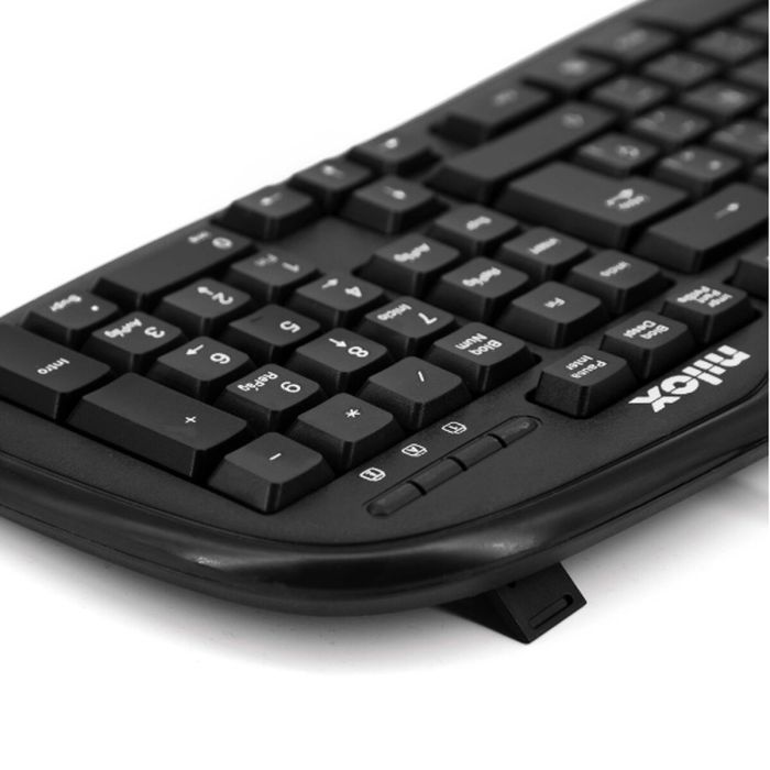 Clavier Nilox NXKBE000001 Noir Espagnol Qwerty QWERTY 1 Clavier Nilox NXKBE000001 Noir Espagnol Qwerty QWERTY 1