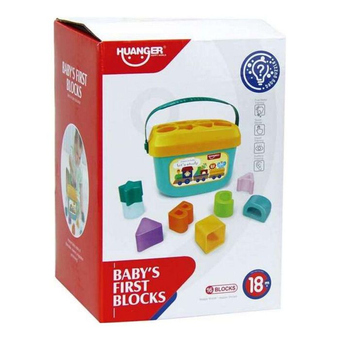 Jouet éducatif Baby's First Blocks 16 Pièces 1