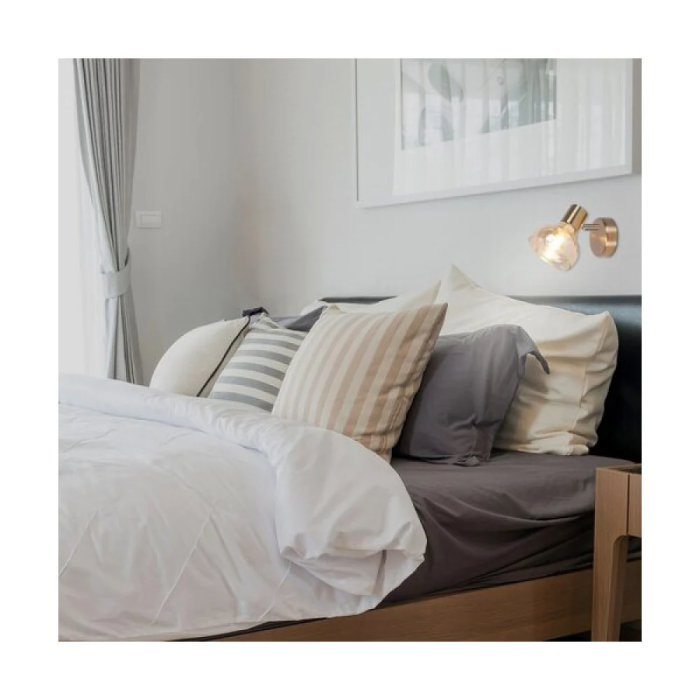 RABALUX Holly Spot 1xE14 IP20 RAB-5546 - Luminaire d'intérieur en verre ambré et métal doré antique, 40W max 3