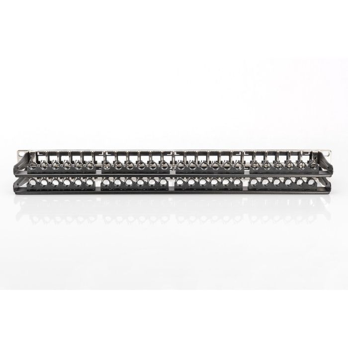 DIGITUS Patchpanel 1HE 48-Port Cat6a geschirmt schwarz 3